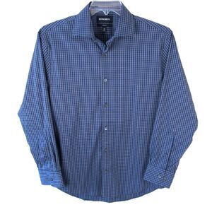 Bonobos Standard Fit Long Sleeve‎ Gingham Check Dress Shirt Men's Size 16 x 33